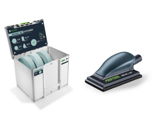 Festool Systainer³ con abrasivi Granat Net D225 GR NET HSK-A SYS-P